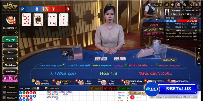 Baccarat online I9bet 2